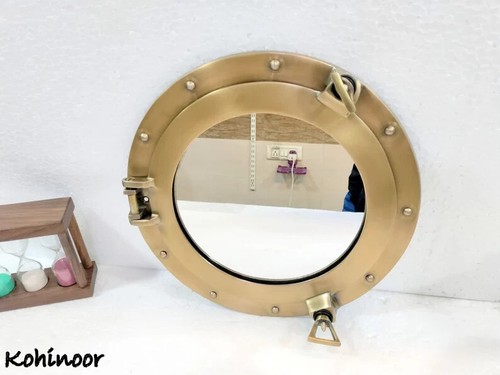 Porte hublot miroir - 11", fait