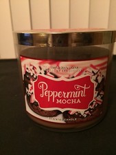 Bath & Body Works Peppermint Mocha 14.5 oz 3 Wick -EXTREMELY RARE & HARD TO FIND