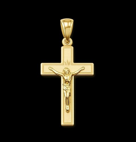 Pendentif 18k 750 fmf croix - pendentif,