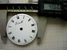 Cadran rond pour montre gousset clock pendulette  ZENITH Zifferblatt dial 