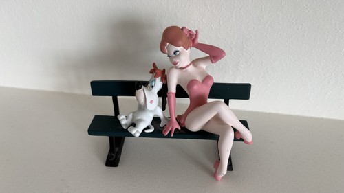 Figurine banc droopy 2001 tex - banc,