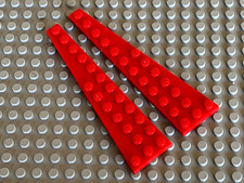 LEGO Red Wedge Plate 12x3 ref 47397 47398 / set 7244 Speedboat