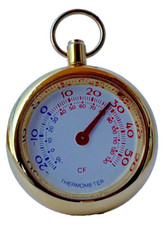 Thermomètre mécanique montre