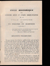 ESSAI HISTORIQUE SUR LA VILLE