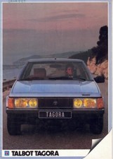 Catalogue brochure Talbot Tagora 1983 France