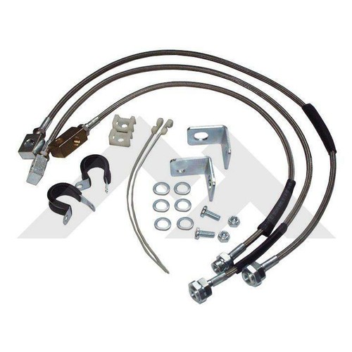 Brake hose kit stainless - hose,