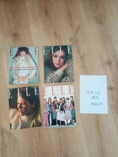 LOT 4 MAGAZINES ELLE 1976 REVUE MODE FASHION FRENCH/HAUTE COUTURE/COLLECTIONS