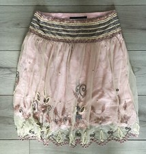 Jupe rose pailletée French