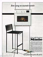 PUBLICITE ADVERTISING 065  1984  MIELE  four multi-fontions