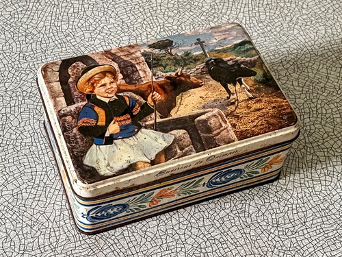 Boîte biscuit ancienne - biscuit,