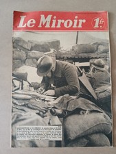 Le Miroir 10 mars 1940 Guetteur pigeons DCA explosions mines frontière cochon
