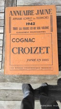 annuaire téléphonique ancien 1942 Pages jaunes France entiere 