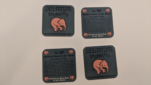Vintage beer coasters - coasters, lot