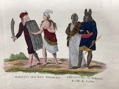 Rare gravure sri lanka 1825 - gravure,