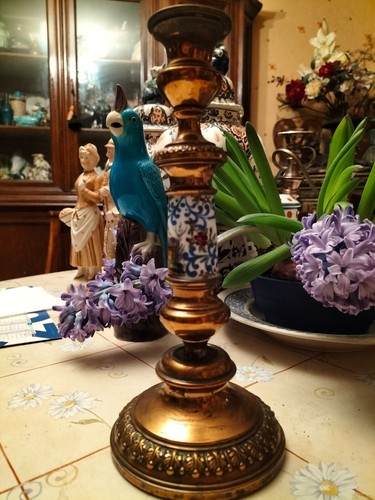 Beau bougeoir ancien avec - bougeoir, de