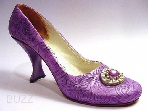 Jeweled plum stacked silver - plum,