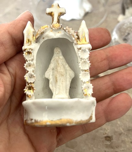 Ancien benitier porcelaine - 1/ancien,