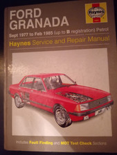 Revue Technique Haynes Ford Granada Sept 77 À Feb 85 En Anglais