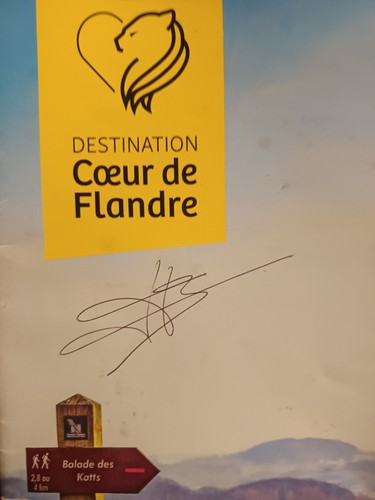 Autographe bernard hinault - autographe,