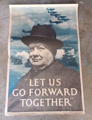 Ww2 anglais affiche winston - anglais,