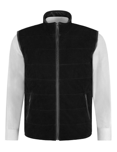 Nouveau gilet suède noir - nouveau,