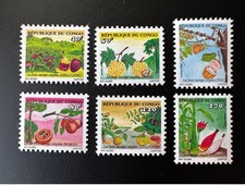 Congo Kongo 2002 Mi. 1747 - 1752 Les Fruits sauvages congolais Früchte