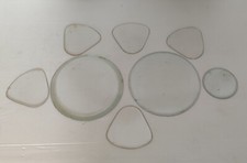 LOT 8 VERRE BISEAUTE PLAT POUR