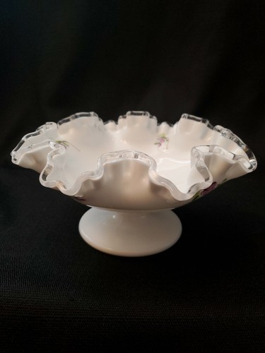 Fenton art glass silver - glass:,