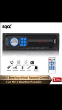 1 Din MP3 Autoradio FM Car Radio Bluetooth Voiture Stéréo Lecteur TF USB Aux-In