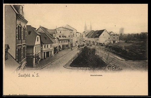 Carte postale saalfeld s - postale,