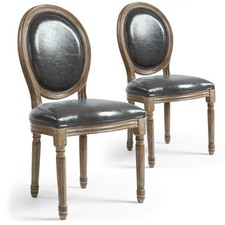 Lot de 2 Chaises Médaillon