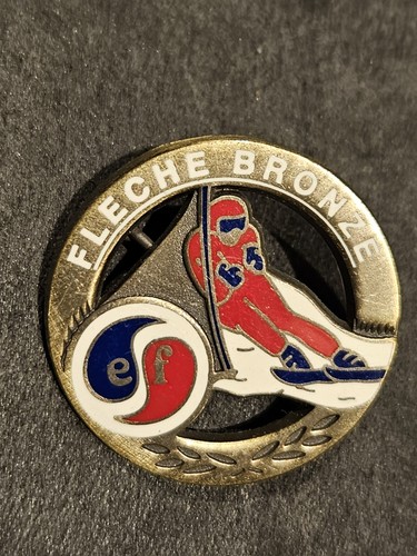 Insigne broche ecole - de, ski