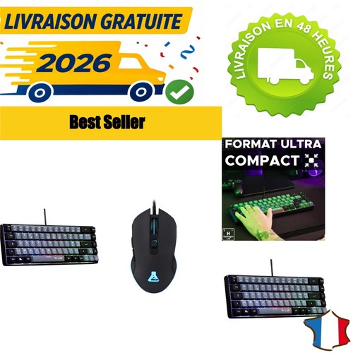 Ensemble clavier souris - , gamer