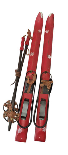 Paire skis miniatures - paire,