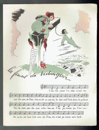 Curiosa partition chanson - partition,