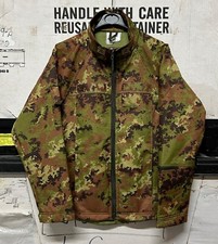 GENUINE ITALIAN ARMY SOFTSHELL JACKET WINDSTOPPER GORETEX VEGETATO NEW !! MEDIUM