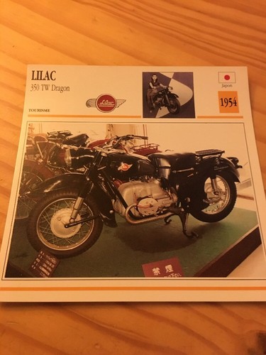 Lilac 350 dragon 1954 carte - 350,