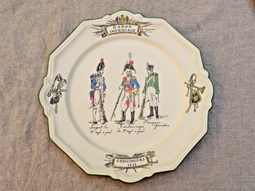 Assiette fayencerie saint - de,