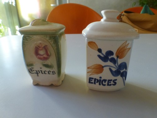 Lot anciens pots - a, en