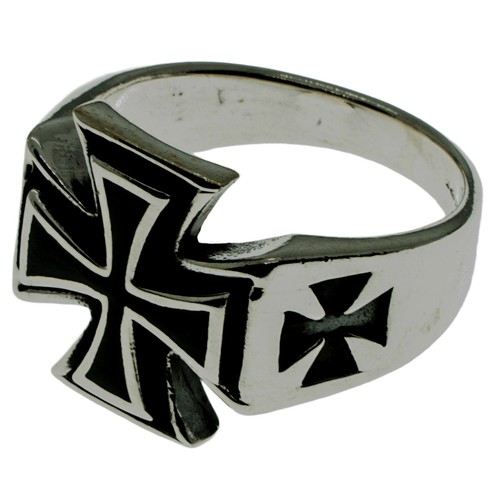 Iron bague croix - iron,