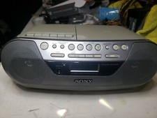 Preownd Sony Boom Box CFD-S05 AM FM Cassette Recorder CD Player  Boombox Radio 