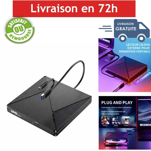 Lecteur dvd externe usb - lecteur, 3.0