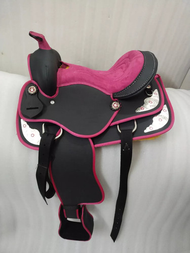Selle synthétique rose