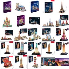 Cubic Fun 3D Puzzle LED Light Landmarks - Bâtiments célèbres et séries City Line