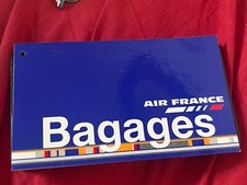 PLAQUETTE GAMME AIR FRANCE BAGAGES, LIGNE DE BAGAGES CREE PAR JEAN BOGGIO