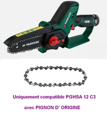 Chaîne Mini tronçonneuse compatible PARKSIDE PGHSA 12 C3 coupe branche
