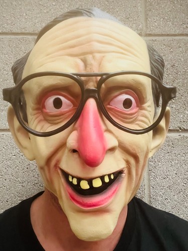 Drôle vieil homme masque - drôle,
