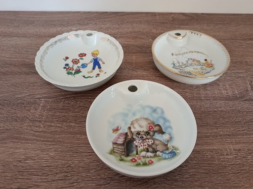 Lot anciennes assiettes - 3,
