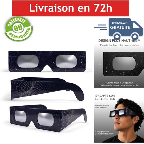 Lunettes éclipse solaire safe - lunettes,