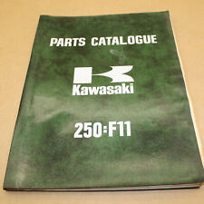 PARTS LIST KAWASAKI 250 F11 72-74 CATALOGUE DE PIECES DETACHEES +EUROPEAN MARKET